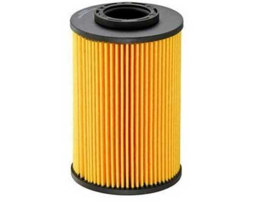 Long Service Life Motorcycle Air Filter In Yellow Color And Cylindrical Shape For Garage Usage