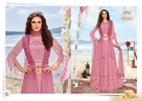 Party Wear Ladies Embroidered Fancy Gown