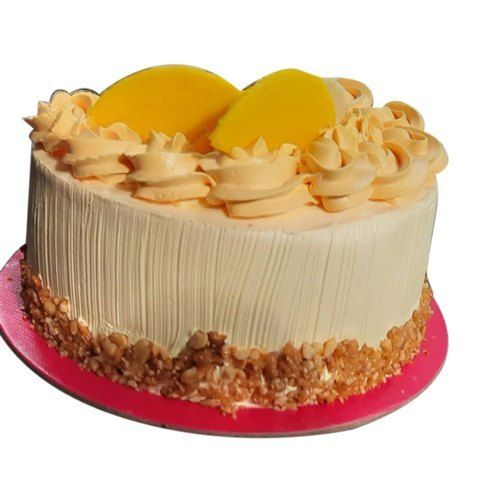 Round Eggless Butterscotch Birthday Cake For Ceremonies And Party Celebration Fat Contains (%): 1 Percentage ( % )