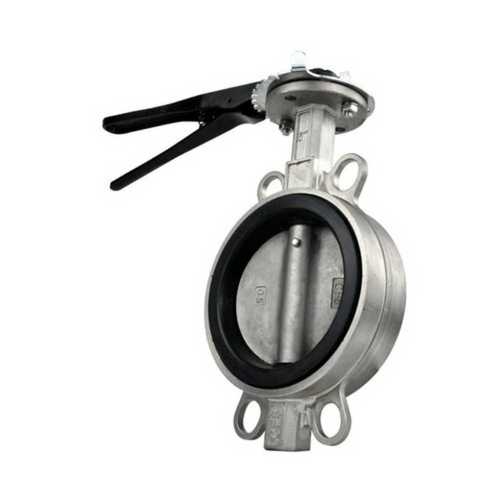 Stainless Steel Butterfly Valves In Silver Color Packed In Box Packing Power Source: Hydraulic