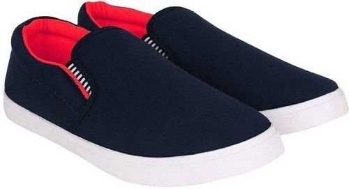 Blue Casual Wear Slip On Style Smart And Classy Look Sneakers Durable And Washable