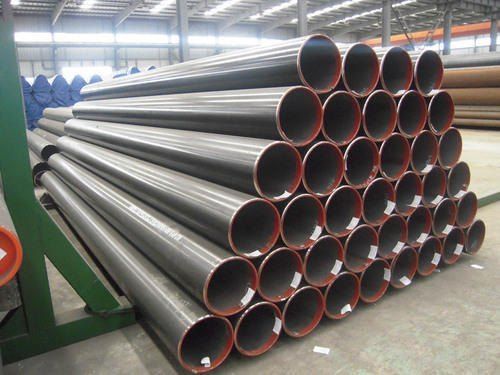 Black Carbon Steel Seamless Pipes For Industrial Uses With Anti Rust Properties