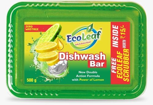 Double Action Formula Eco Leaf Safe And Extra Clean Dish Wash Bar (500gm)