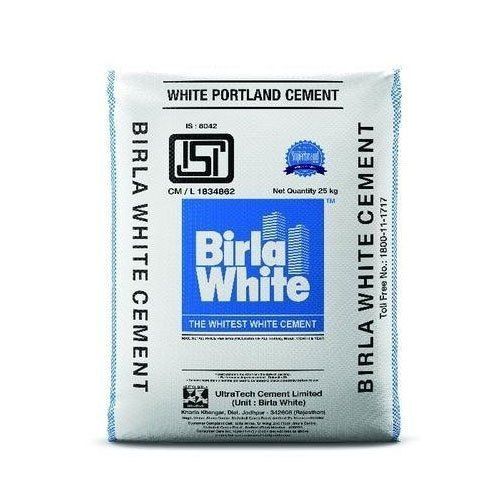 Corrosion Resistance Easily Workable And Strong Birla White Cement For Commercial Construction