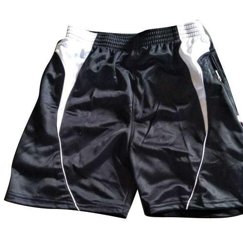 High Strength Durable And Comfortable Polyester Black Color Sports Shorts Gender: Boy