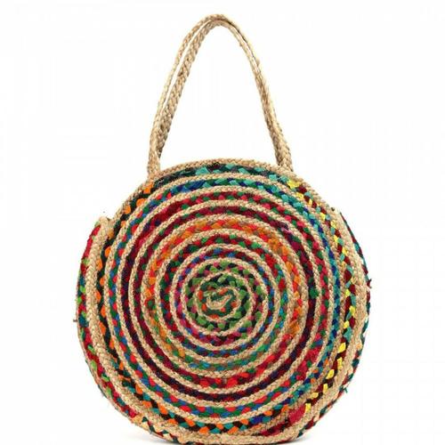 Multicolor Jute Bag