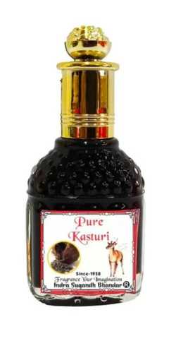 Natural Ingredients Indian Attar Black Pure Kasturi Liquid Body Perfume Pack Of 25g 