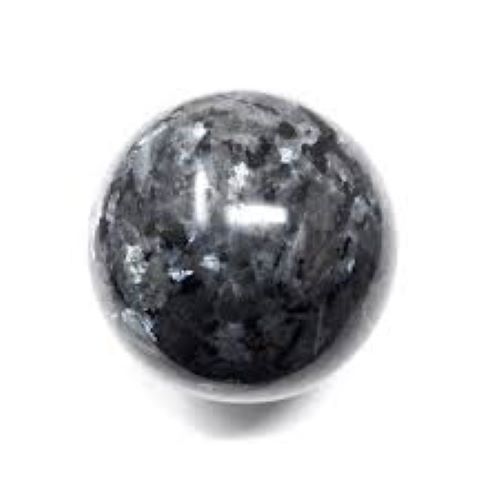 Hematite Energy Sphere - Polished Round Gemstone, Glossy Finish for Self-Healing and Spiritual Practices