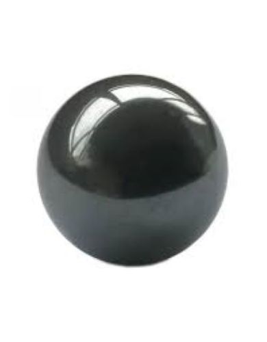 Hematite Sphere - Glossy Black Finish, Smooth Surface | Self-Healing, Spiritual Decoration for Home or Office