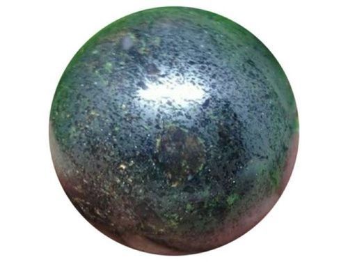 Natural Hematite Sphere - 50-100g Weight, Glossy Smooth Finish | Self-Healing and Spiritual Application, Round Brilliant Cut