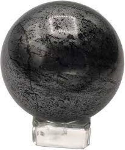 Natural Rare Precious Stone Hematite Crystal Quartz Polished Ball Sphere