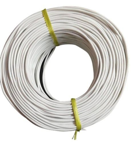 White Premium High Quality With Light Weight And Durable Electrical Wire 2 Core Round 