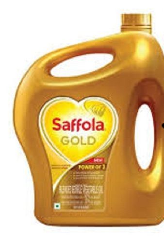 Saffola Gold Refined Cooking Oil Blend Of Rice Bran And Sunflower Oil, 2 Liter Jar