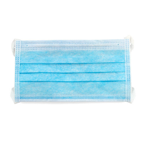 Non Woven Blue Color Disposable 3 Ply Surgical Personal Care Face Mask Grade: Medical Grade