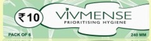 Vivienne Pad - Cotton, Medium Size, White | High Absorption, Leak Guard, Airy Freshness for Ultimate Comfort