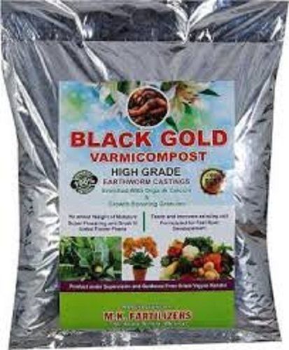 100 Percent Natural Black Gold Vermicompost Fertilizer For Agriculture 4 Kg Packet Chemical Name: Ammonium Sulphate