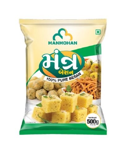 100% Pure Natural Rich Taste Fresh Yellow Manmohan Mantra Besan for Cooking