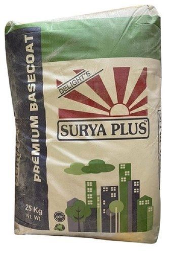 25Kg High-Strength Properties Acid Resistant Surya Plus Premium Basecoat White Cement Compressive Strength: 22.5 Newtons Per Millimetre Squared (N/Mm2)