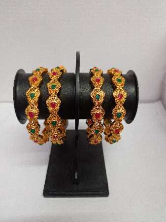 Artificial Designer Gold Bangles For Women And Girls