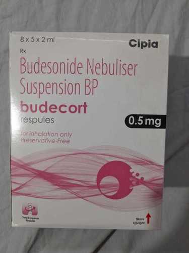 Budecort Respules For Inhalation Only Preservative-Free 0.5Mg, (8 X 5 X 2 Ml) Grade: Medicine Grade