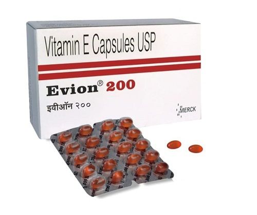 Evion 200 Vitamin E Capsules 200 Mg