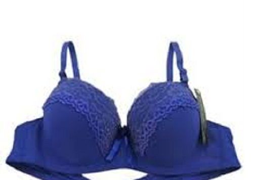Non-Padded Blue Plain Ladies Bra, Size: 34B at Rs 320/piece in Delhi