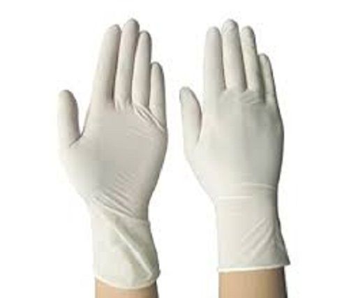 White Color Latex Disposable Surgical And Examination Gloves For Medical Use