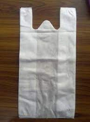 100% Biodegradable And Environmental Friendly W Cut Non Woven Carry Bag for Shopping