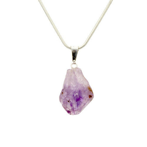 Amethyst Crystal Necklace | Magician Stone Sacred Geometry Pendant - VOLTLIN