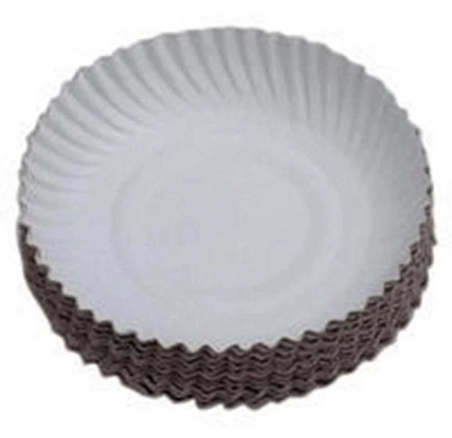 Disposable Paper Plates - Lightweight Tear Resistant Paper, Various Sizes Available | Plain White, Ideal for Hotels, Restaurants, and Residences, Budget-Friendly