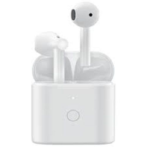 High Sound and Long Battery Backup White Color Wireless Earbuds With Charging Boxes