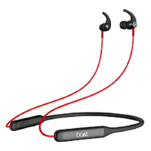 High Sound Red And Black Color Bluetooth Neckband Headset Design: Bar