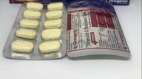 Nimesulide And Paracetamol Tablets, 10 x 10 Tab.