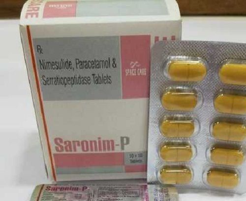Nimesulide Paracetamol And Serratiopeptidase Tablets, 10 x 10 Tab.