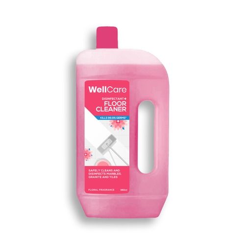 Easy To Use Wellcare Floor Cleaner, Destroys Pathogenic Bacteria And Viruses Disinfectant (Floral, 950Ml)