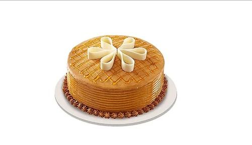 1 Kg Fresh And Delicious Lush Caramel Cake With New Design Round Shape Additional Ingredient: Chocolate