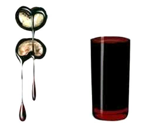 100% Pure Black Colour Cashew Nut Shell Oil For Skin, Hair Oil, Medicine Application: Skin