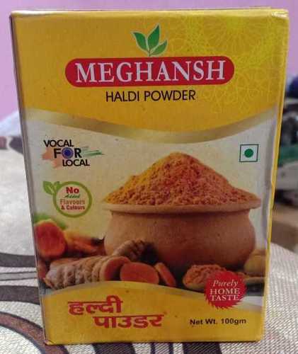 100% Pure Finely Grounded Hygienically Processed Haldi Powder, 100gm