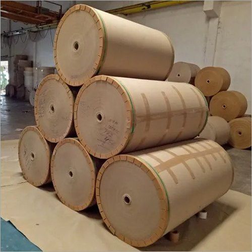 Eco Friendly And Recyclable Brown Plain Corrugated Kraft Paper Rolls For Packaging Pulp Material: Bamboo Pulp