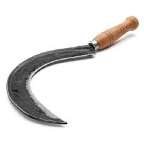 Long Lasting And Durable Sharp Blade Iron Mild Steel Hand Sickle For Agriculture  Garden Forks