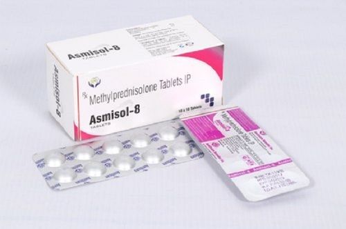 Methylprednisolone 8 Mg Tablets, Packaging Box Generic Drugs