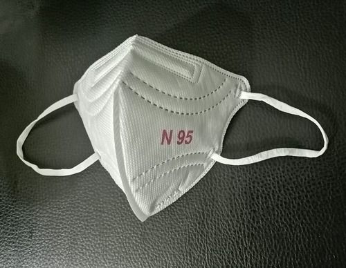 Premium Quality White Color N95 Face Mask For Food Processing, Clinical, Hospital