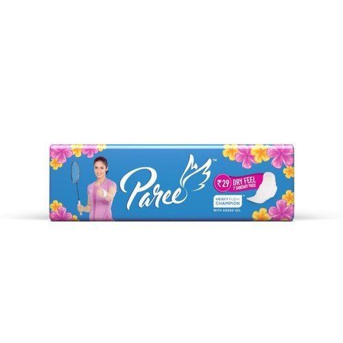 100% Cotton Breathable, No Irritation And Comfortable Disposable Paree Regular Pads Ultra Thin Sanitary Napkin, Size: Xl Age Group: Women