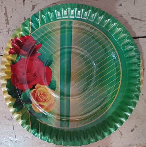 100 Percent Compostable Rounded Eco-Friendly And Disposable Paper Plates