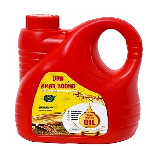 100 Percent Fresh Chemical Preservatives And Gluten Free Amar Boond Mustard Oil 5 Litre