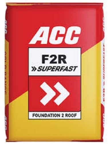 Acc Cement Grey Color Perfect Industrial Applications Foundations, Columns, Beams And Roofs