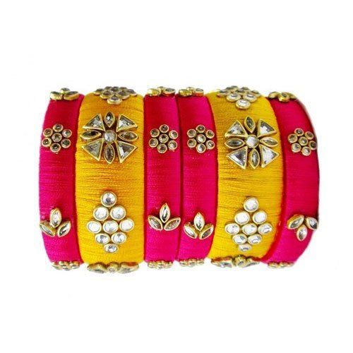 Fancy sales thread bangles