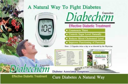 Diabechem Herbal Diabetes Relief Capsules