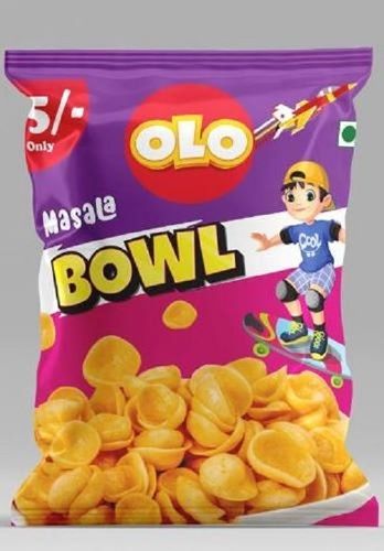 Normal Rich In Aroma Mouthwatering Taste Olo Tasty Masala Bowl Shaped Snacks