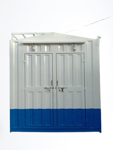 Portable Container Cabins - Color: White And Blue